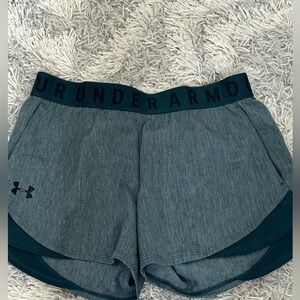 Green under armor shorts